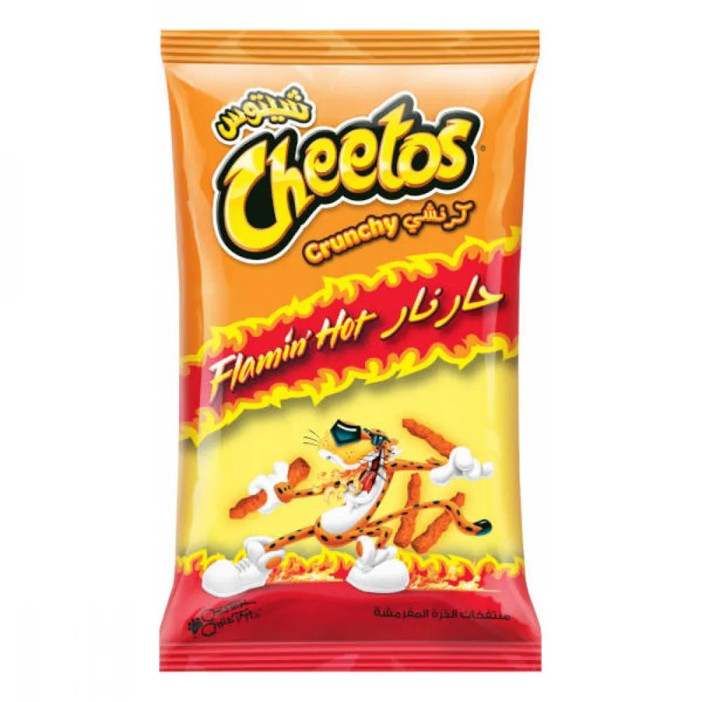 Cheetos Crunchy Flamin Hot Puffed Corn 50g