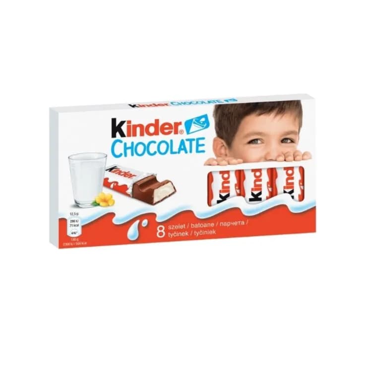 Kinder Chocolate 8 Bars 100g