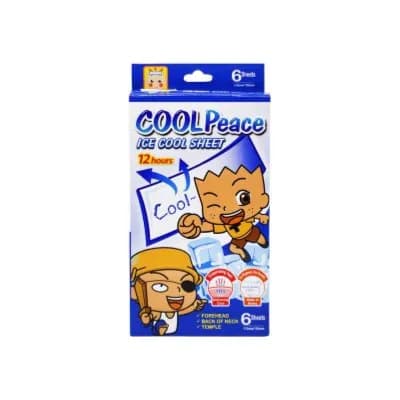 Cool Peace Ice Cool Sheet Last For 12 Hours  110 X 50mm 6 Sheets