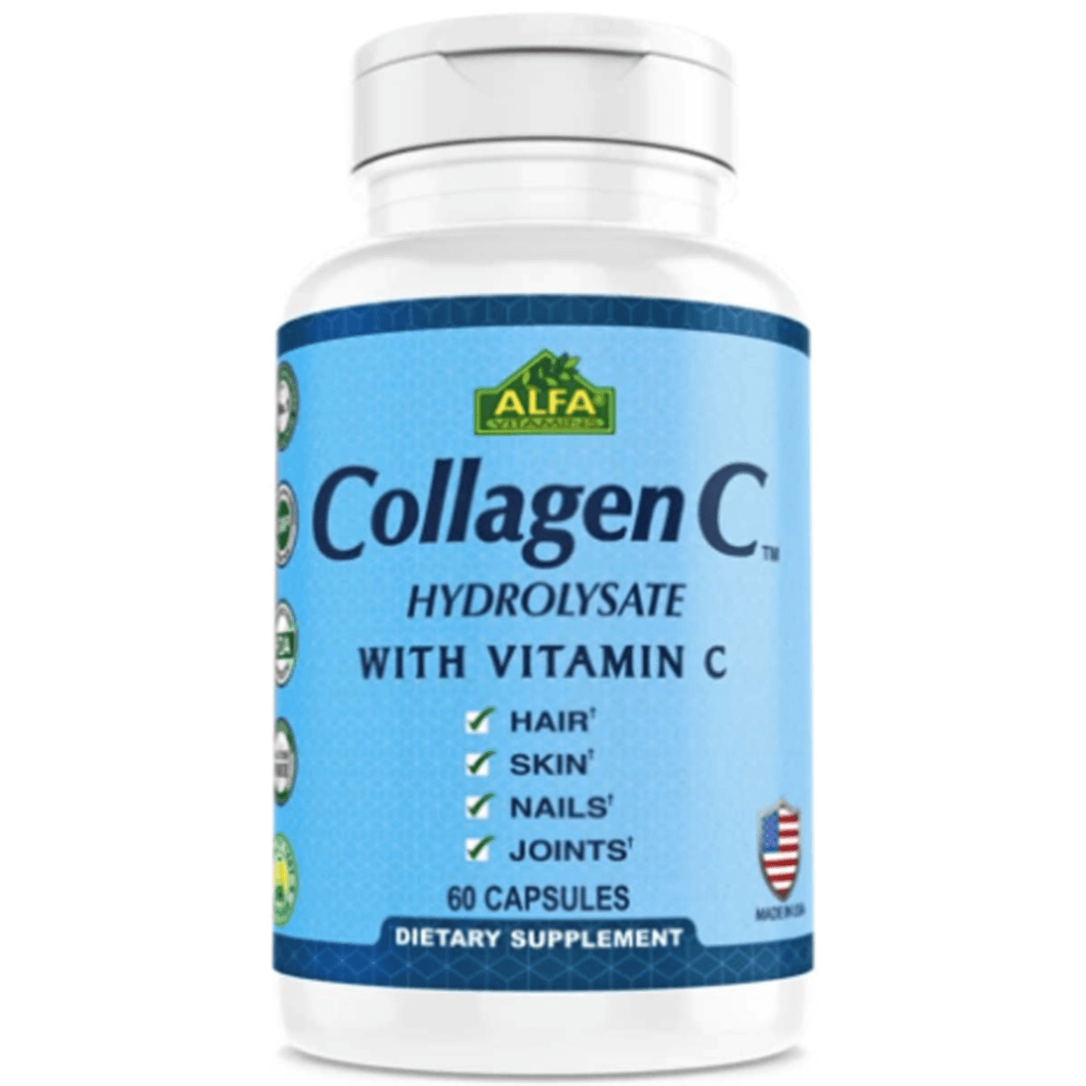 Alfa Collagen C Hydrolysate Vitamin-C Capsule 60's