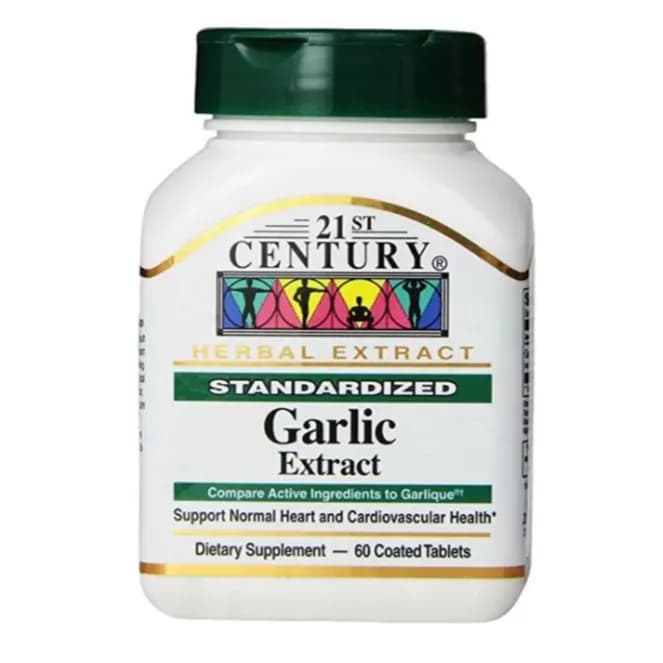 21st Century Garlic Extract 60 Tablets