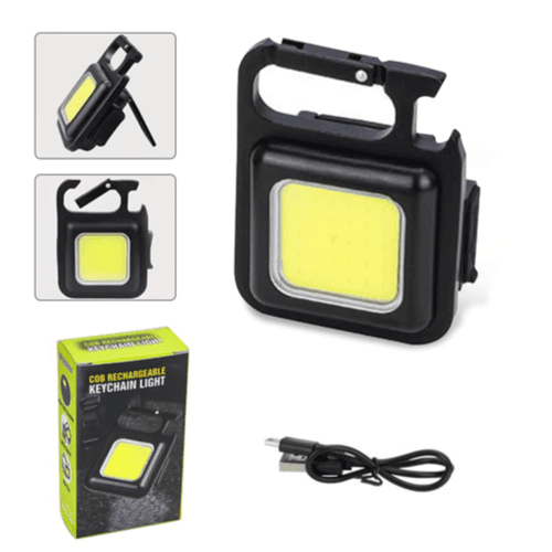 Cob Rechargeable Keychain Light