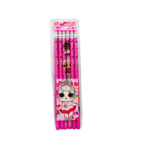 Lol Surprise Fancy Pencils With Eraser 12 Pencils - 10133