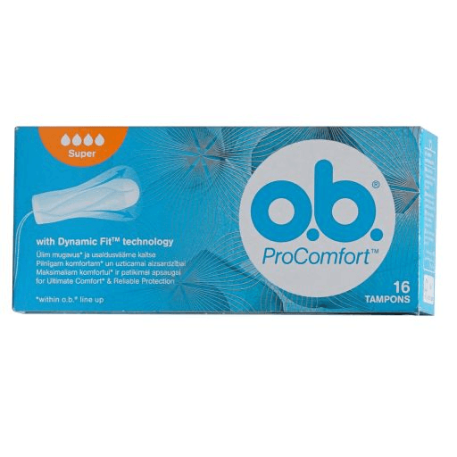 Ob Procomfort Tampons Super 16 Pieces