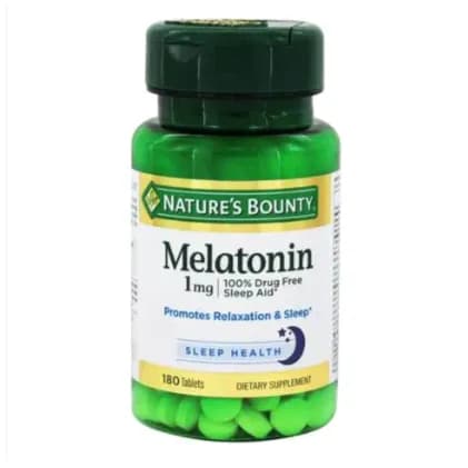 Natures Bounty Melatonin 1mg Tablets 180's