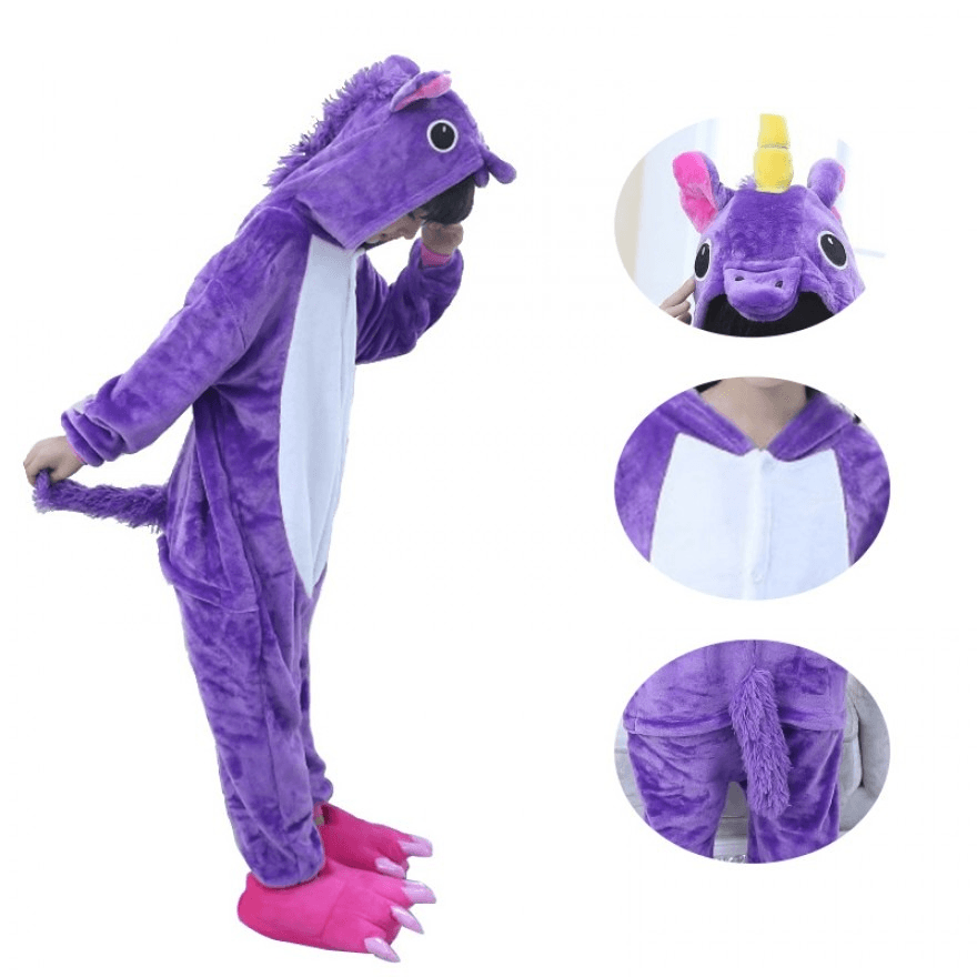 Purple Unicorn Overall