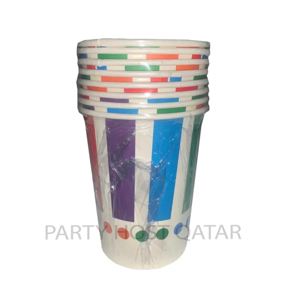 Colorful Paper Cups 8pcs