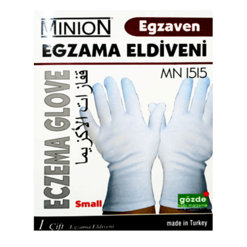 Minion Egzaven Eczema Glove Small Size 1 Cift