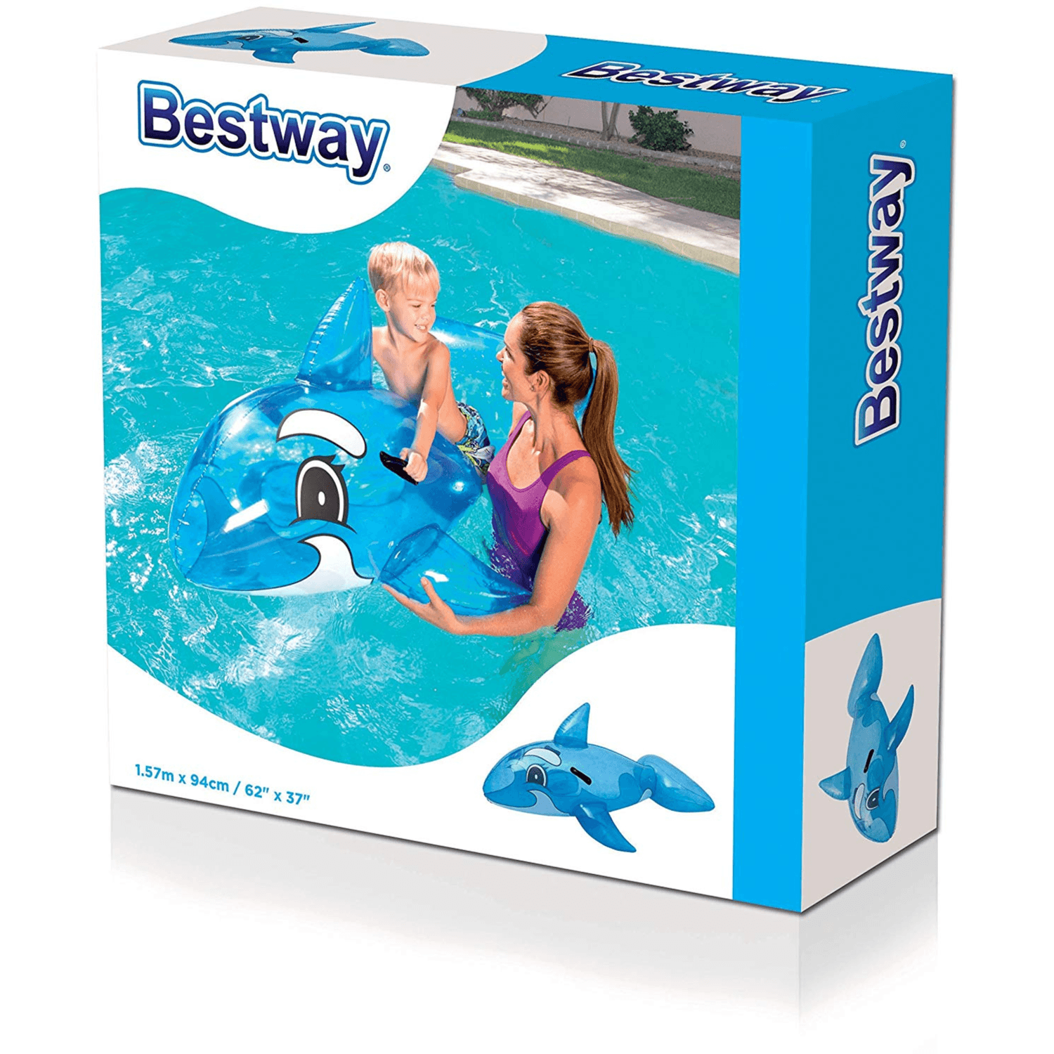 Bestway Transparent Whale Rider