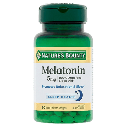 Natures Bounty - Melatonin 5mg Cap 90's #2157455