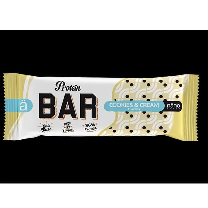 Nano Supps Protein Bar - Cookies & Cream Flavour 55G