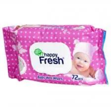 Happy Fresh Baby Wet Wipes 72pc