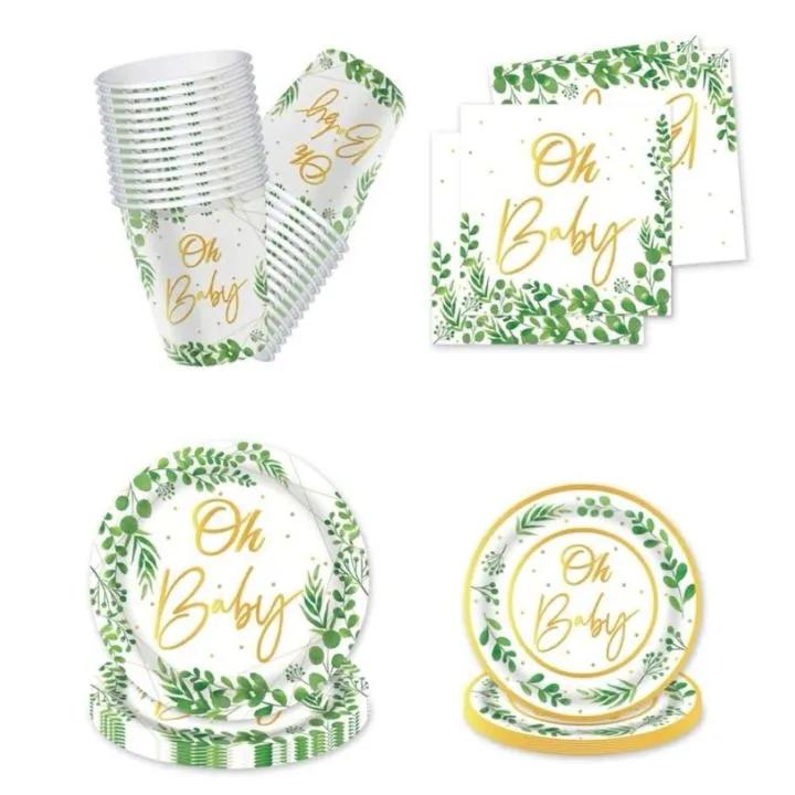 Oh Baby Disposable Tableware Set