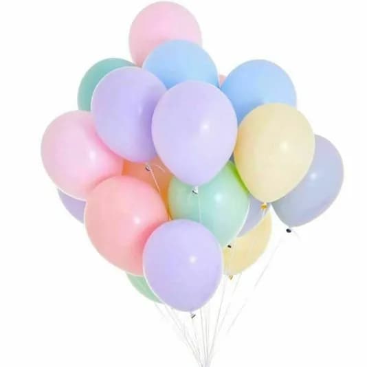 Pastel Mixed Balloons