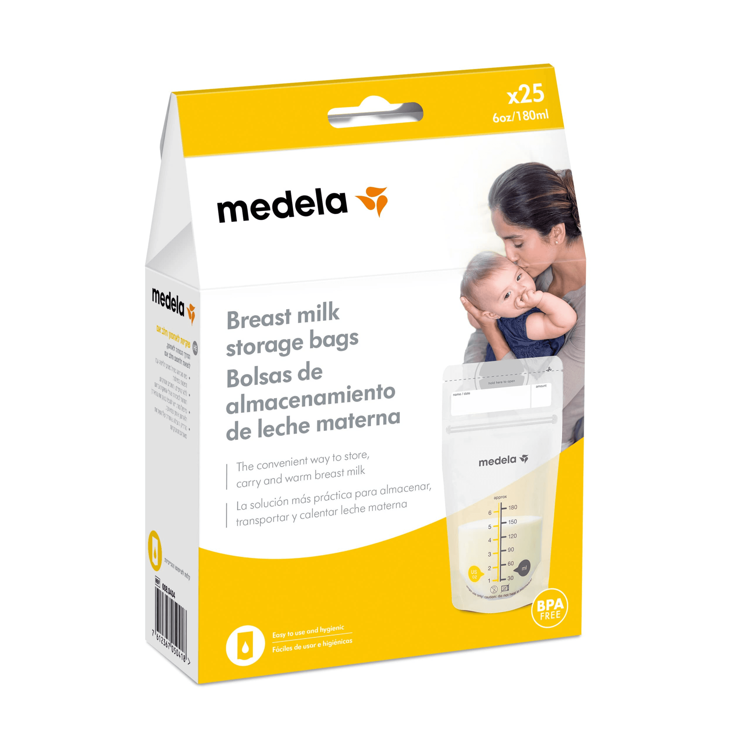 Medela Breastmilk Storage Bags, 25 Count (Pack of 1)