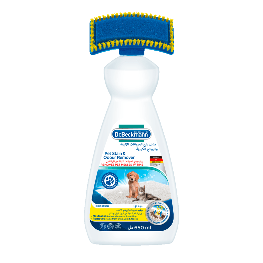 Dr. Beckmann Pet Stain and odour Remover with brush - 650 ml