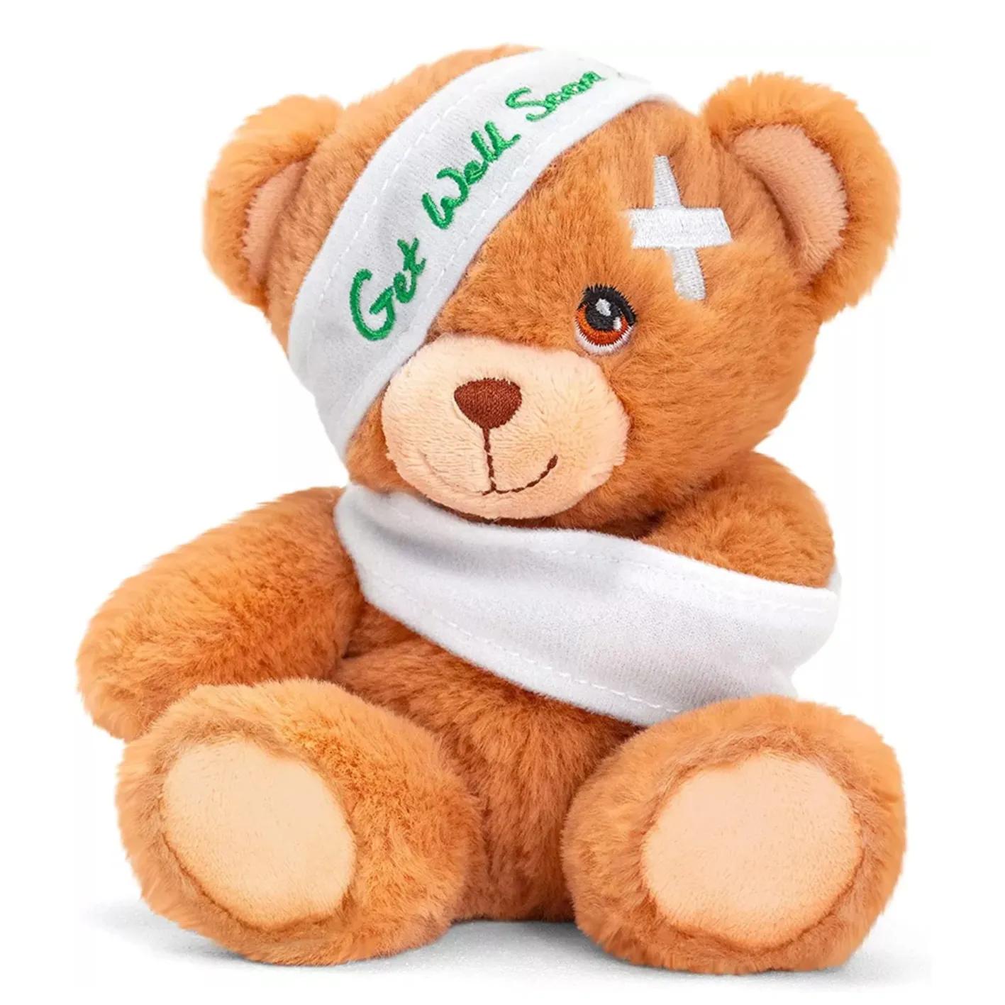 Keel Toys 15cm Keeleco Get Well Soon Bear