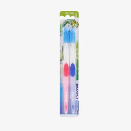 326 - Pierrot Action Tip Toothbrush X 2 Pcs (Soft)