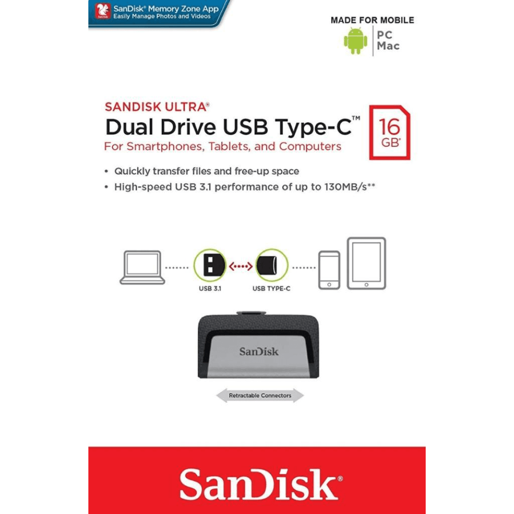 Sandisk 16gb Dual Drive Type-c