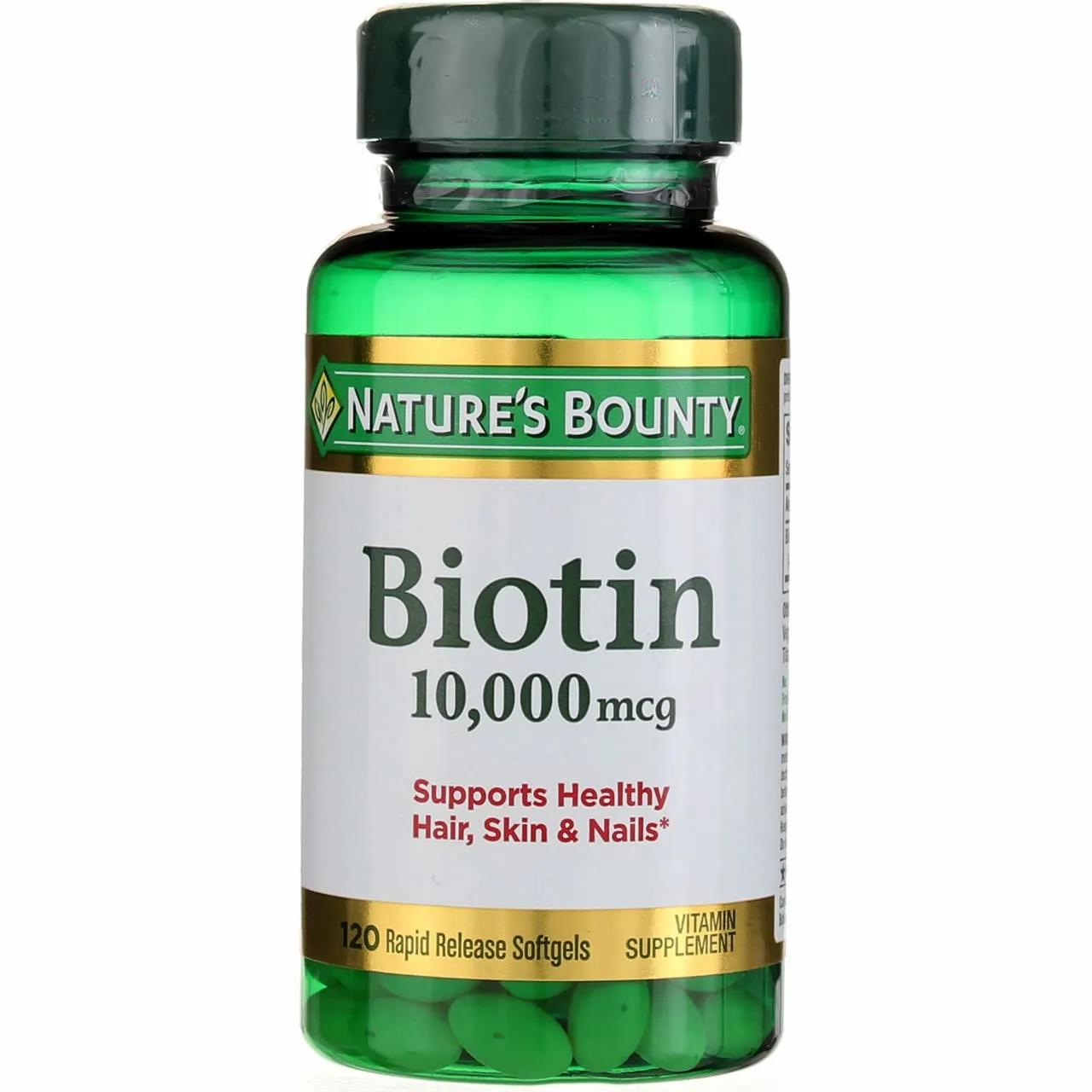 Natures Bounty Biotin 10000mcg 120 Tabs