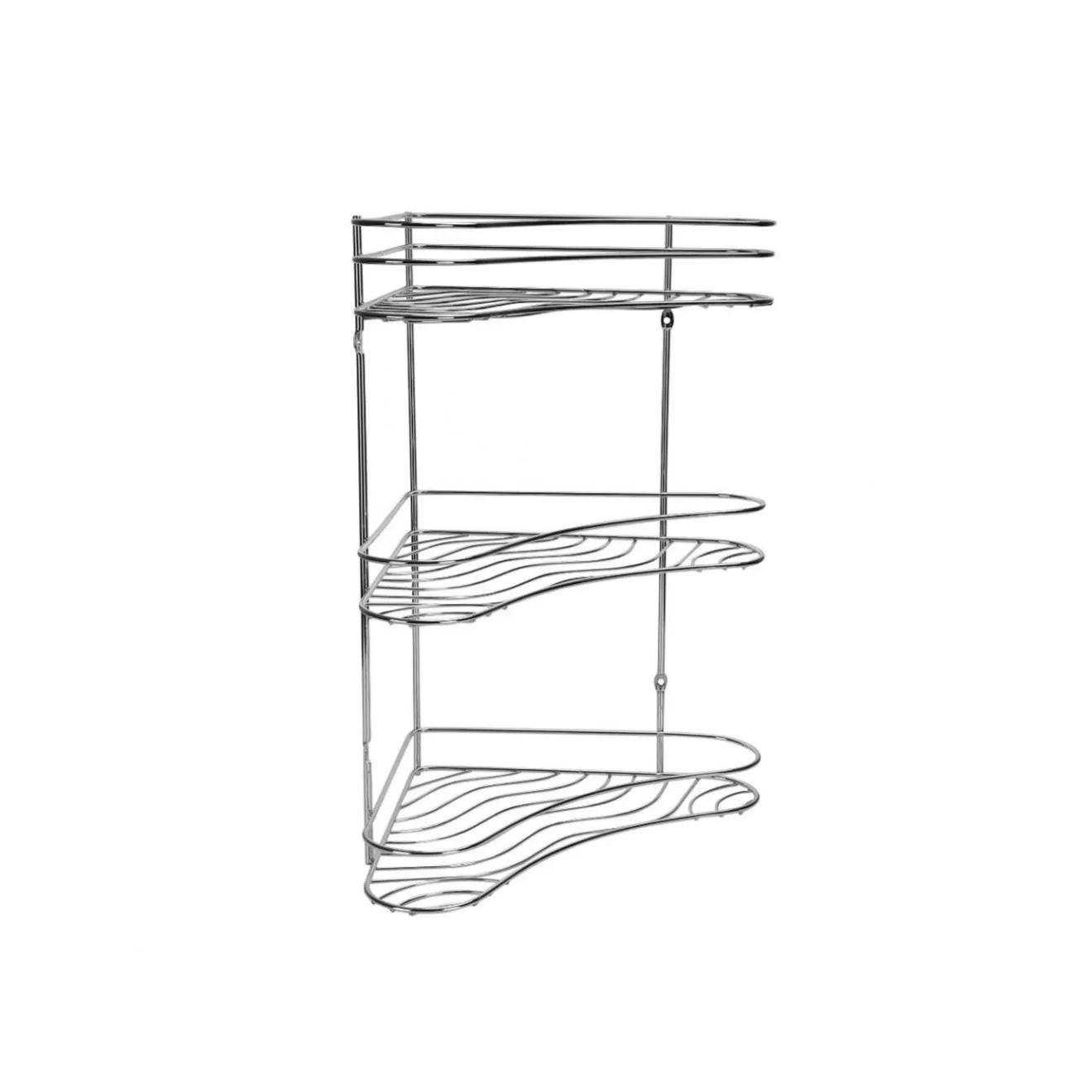 Royalford Stainless Steel 3 Layer Corner Rack Rf4375