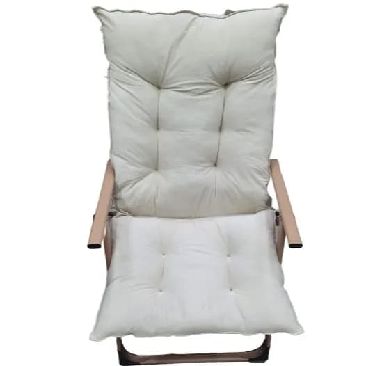 White Comfortable Folding Chair