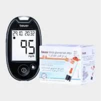 Beurer Gl44 Codefree Sugar Monitor And Gl50 Strip 50's White