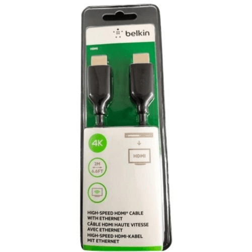 Belkin High-Speed HDMI Cable With Ethernet 4K 2m