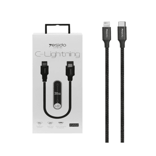 Yesido C To Lightning Cable Ca52 30Cm