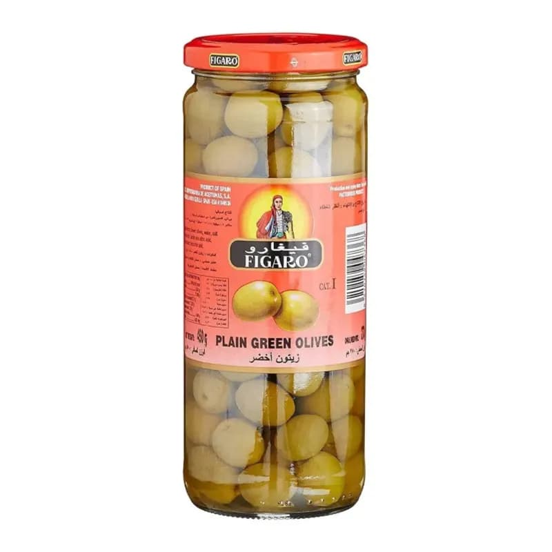 Figaro Plain Green Olives 270g