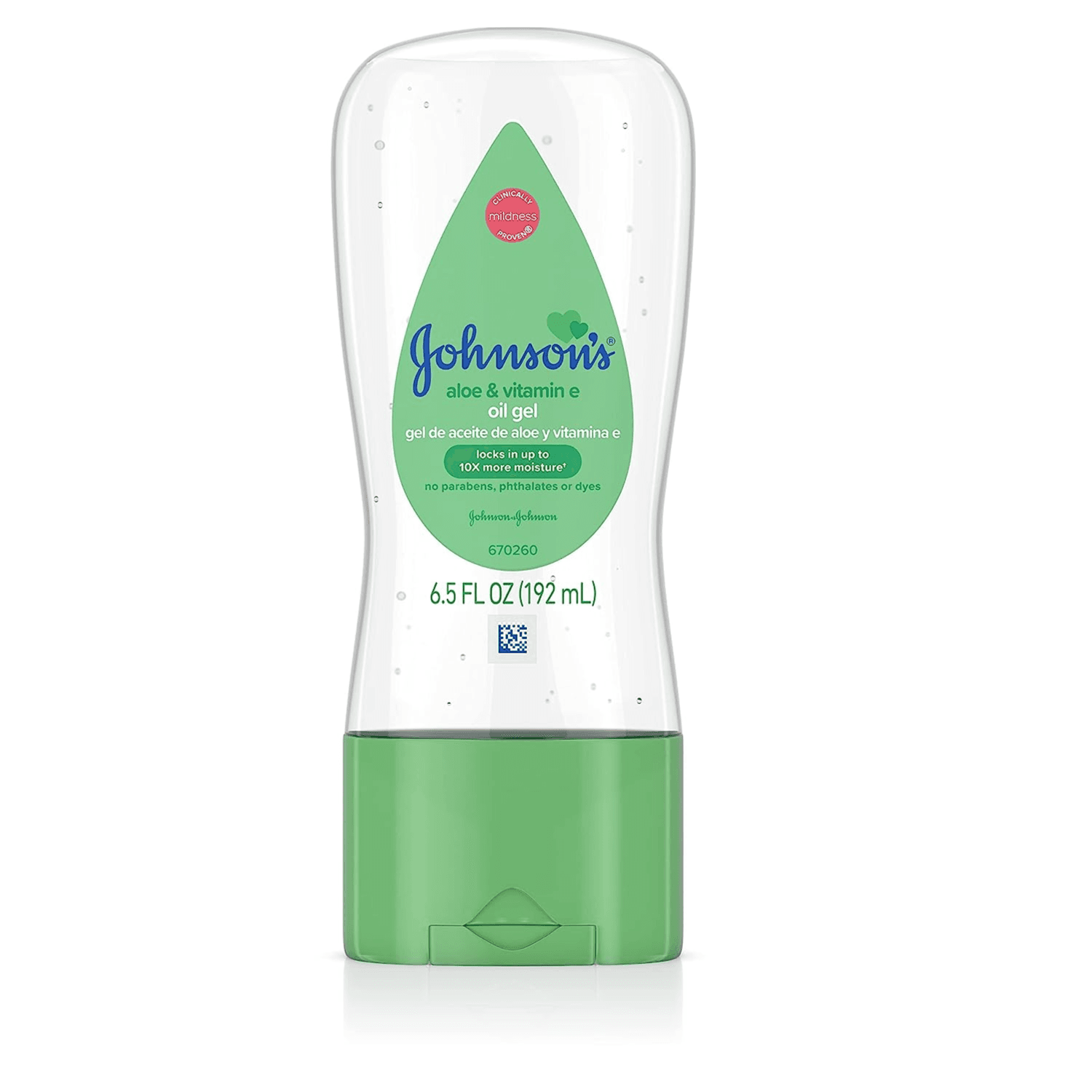 Johnson's Aloe And Vitamin E Oil Gel 192 M