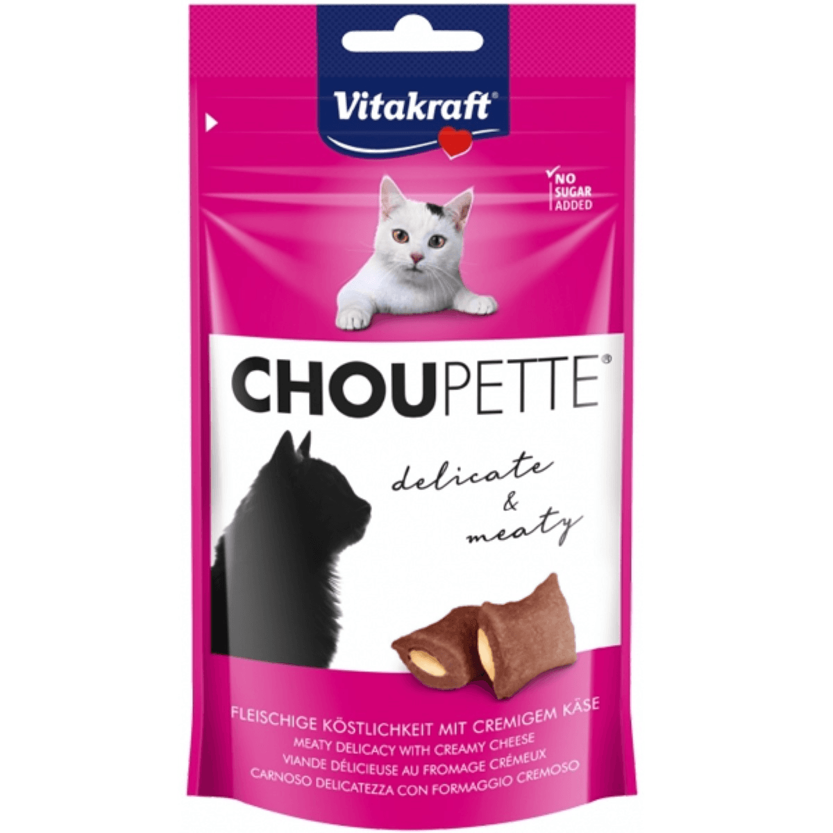 Vitakraft Cat Treat Choupette With Creamy Cheese 40g