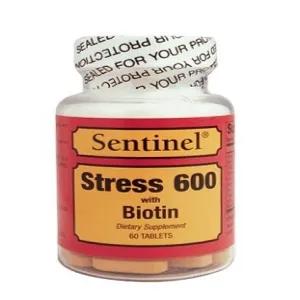 Sentinel Stress 600 with zinc and Biotin 60Tablets