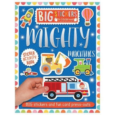 430623 Big Stickers For Little Hands: Mighty Machines (Paperback)