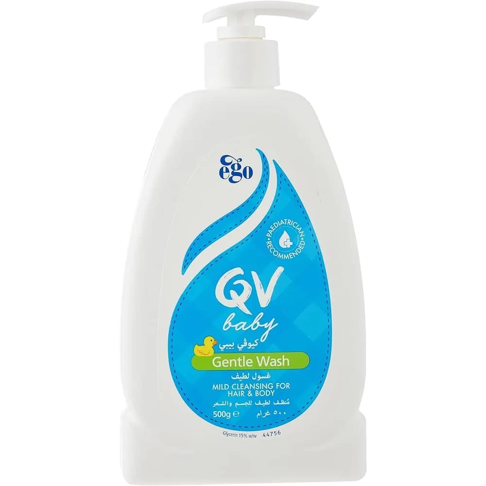 QV Baby Gentle Wash Mild Cleansing For Hair & Body 500gm