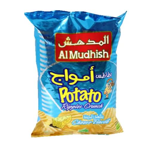 Al Mudhish Potato Ripple Crunch Cheese Flavour 75g