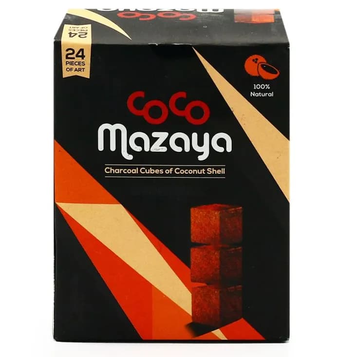 Coco Mazaya Charcoal Cubes Of Coconut Shell Original 24pieces Of Art