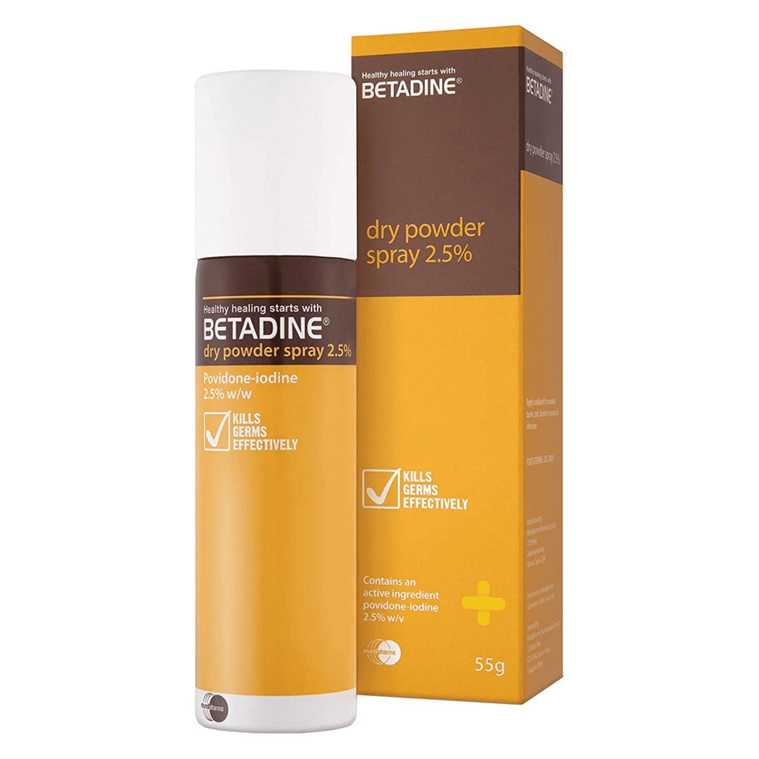 Betadine Dry Powder Spray 55G