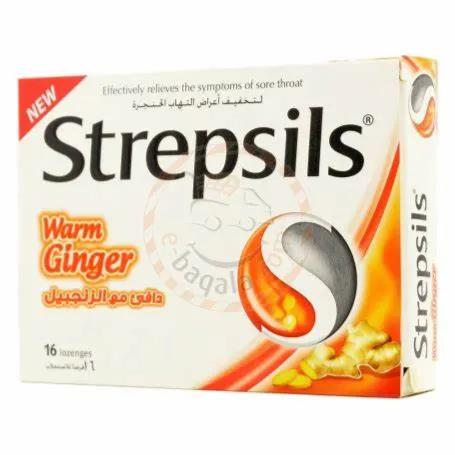 Strepsils Warm Ginger Sore Throat Pain Relief - 16