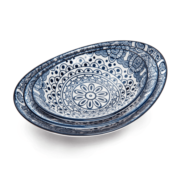 Che Brucia 6"Oval Bowl Arabesque/d03-013