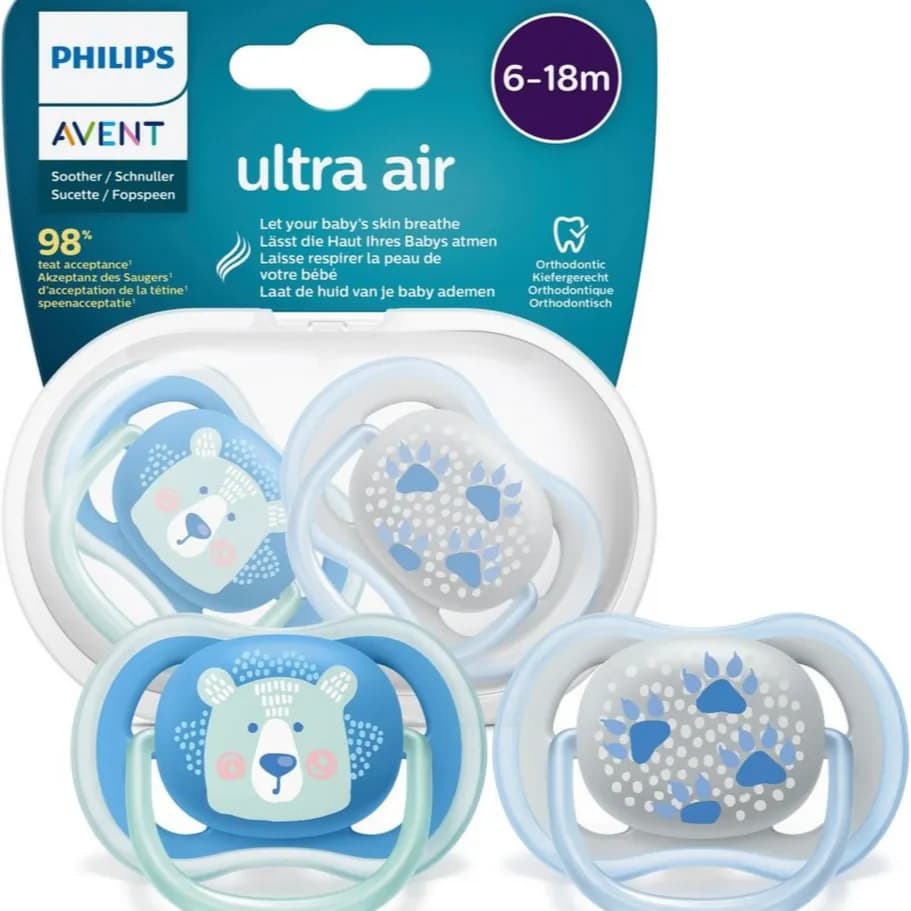 Philips Avent Ultra Air Soother 6-18 months 2-pack