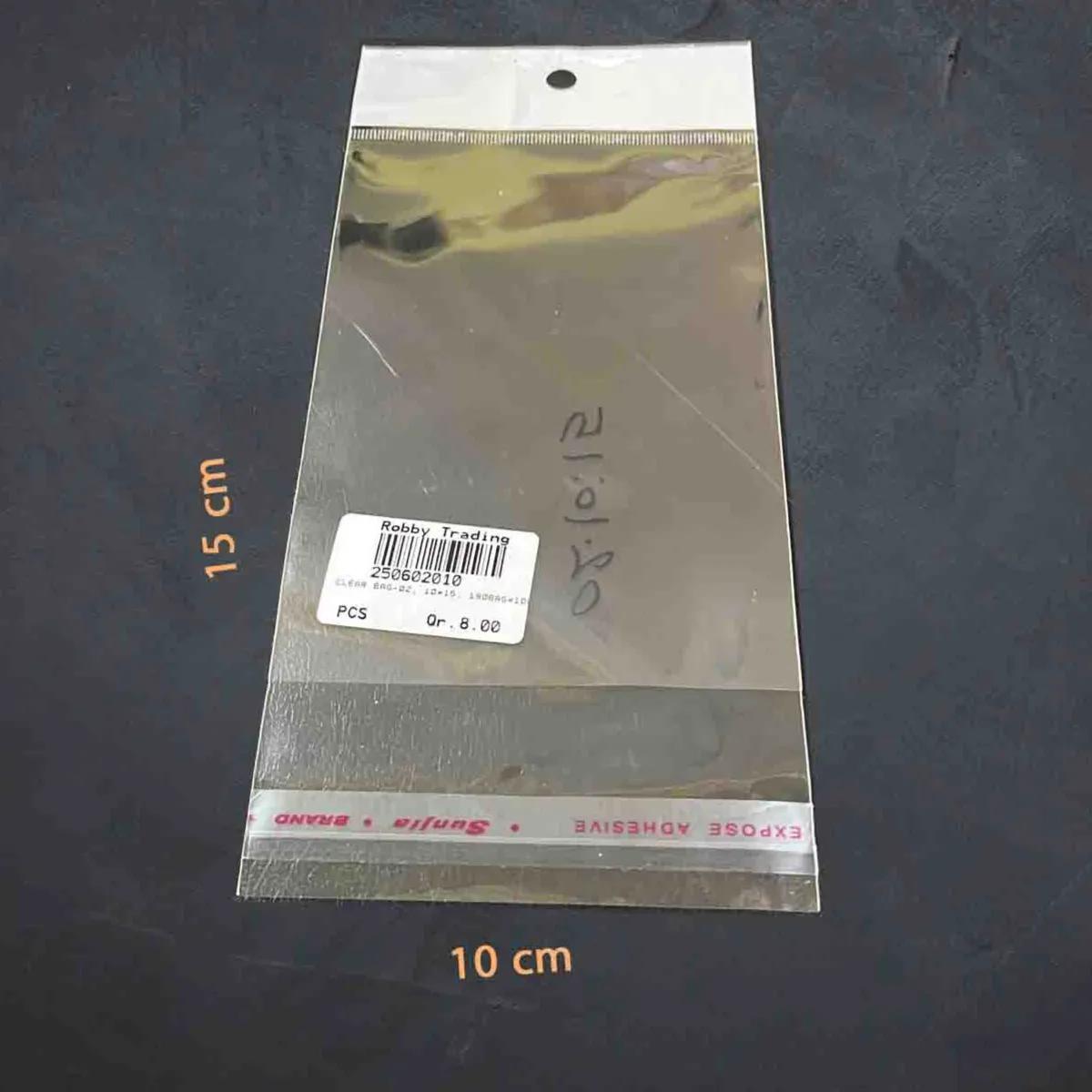 Clear Bag-02 10 x 15-100 Pieces