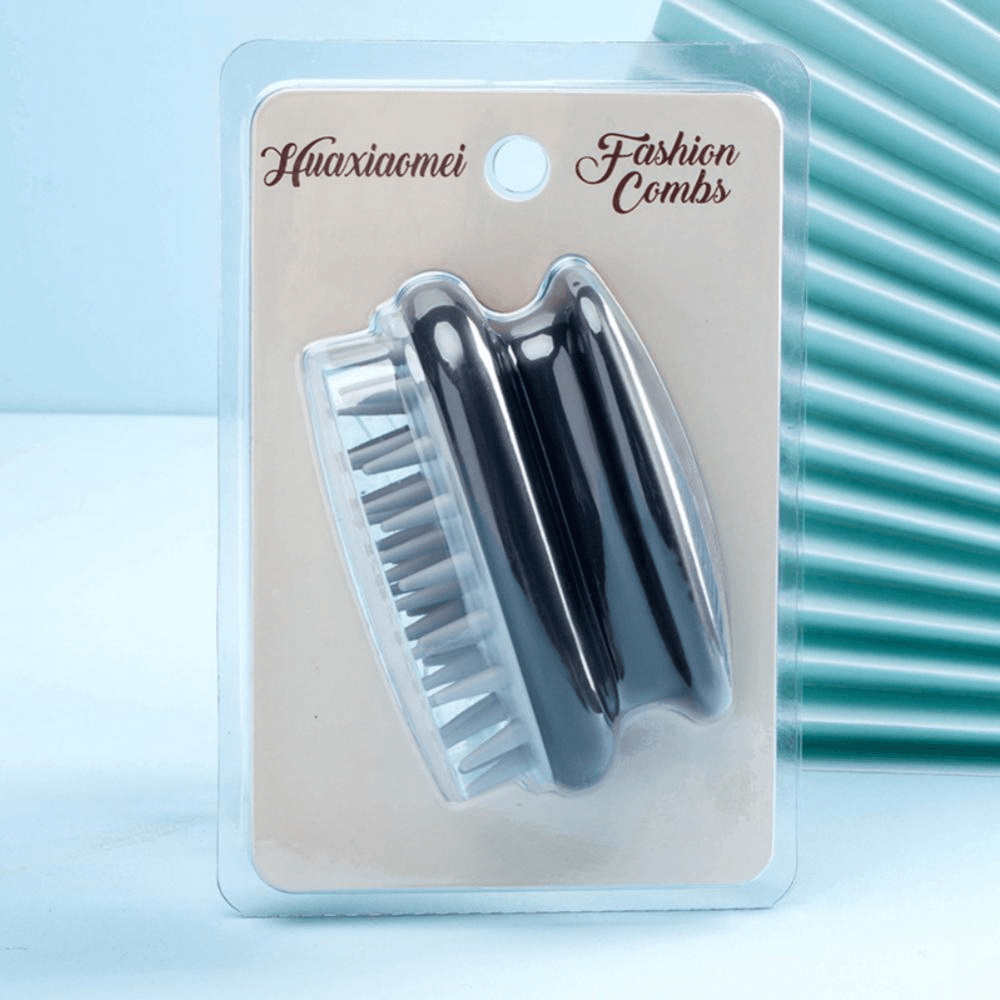 Huaxiaomei Fashion Combs - Hair Shampoo Comb/Brush - Scalp Cleaner - Scalp Massager