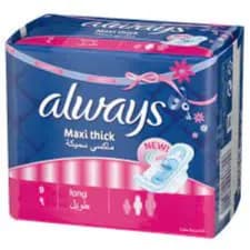 Always Clean And Dry Maxi Thick 9 Pads