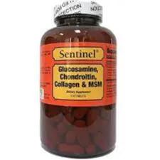 Sentinel Glucosamine, Chondroitin, Collagen & Msm 100'S