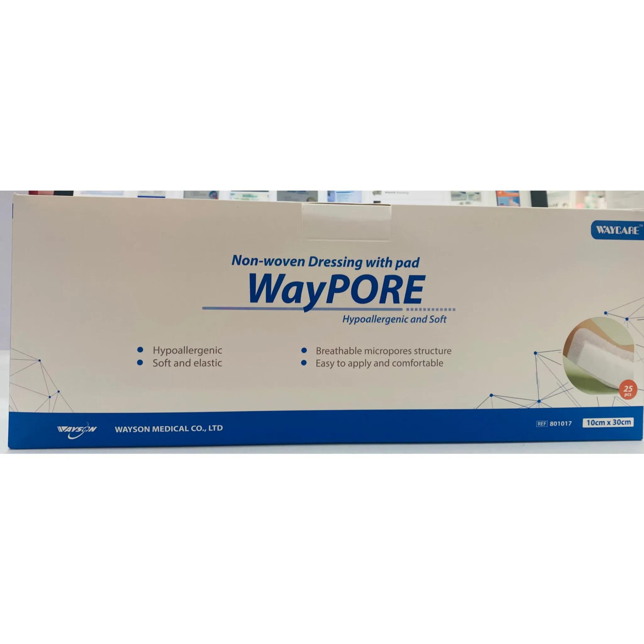 Waycare Non Woven Dressing With Pad 10*30 Cm 25's