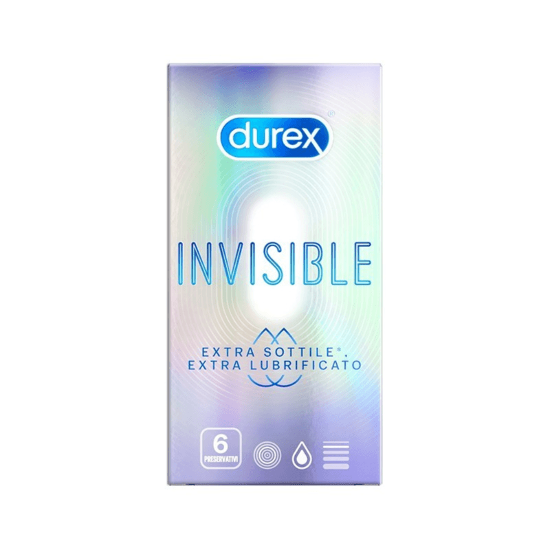 Durex Invisible Extra Thin 6 Condoms