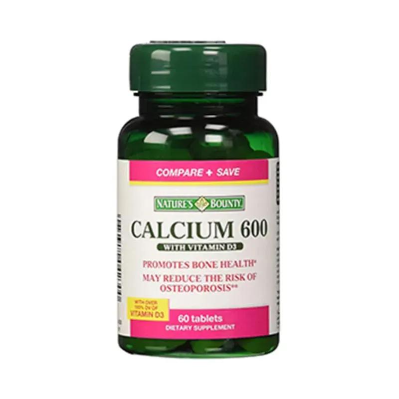 Natures Bounty Calcium 600 With Vitamin D3 60 Tabs