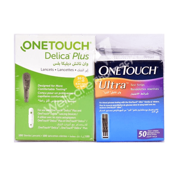 Onetouch Ultra Sugar Strip Offer Pack ( 100 Strips+100 Lancets)