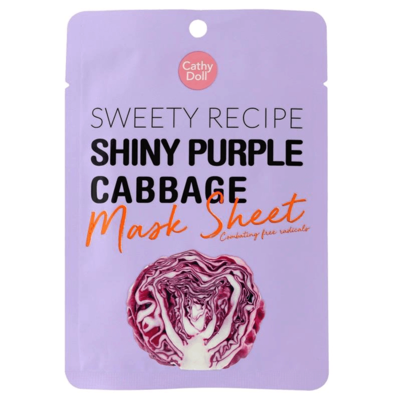 Sweety Recipe Shiny Purple Cabbage Mask Sheet